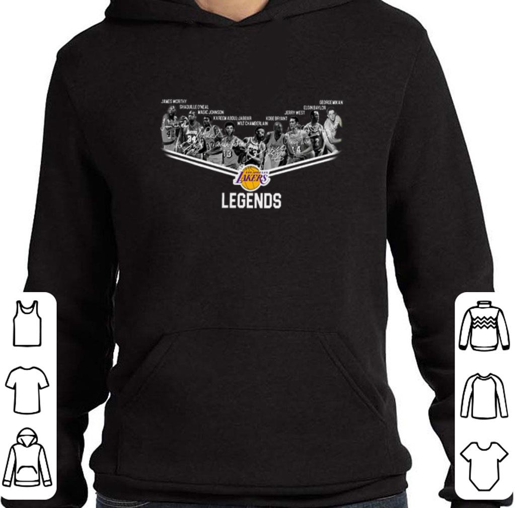 Top Los Angeles Lakers legends signatures shirt