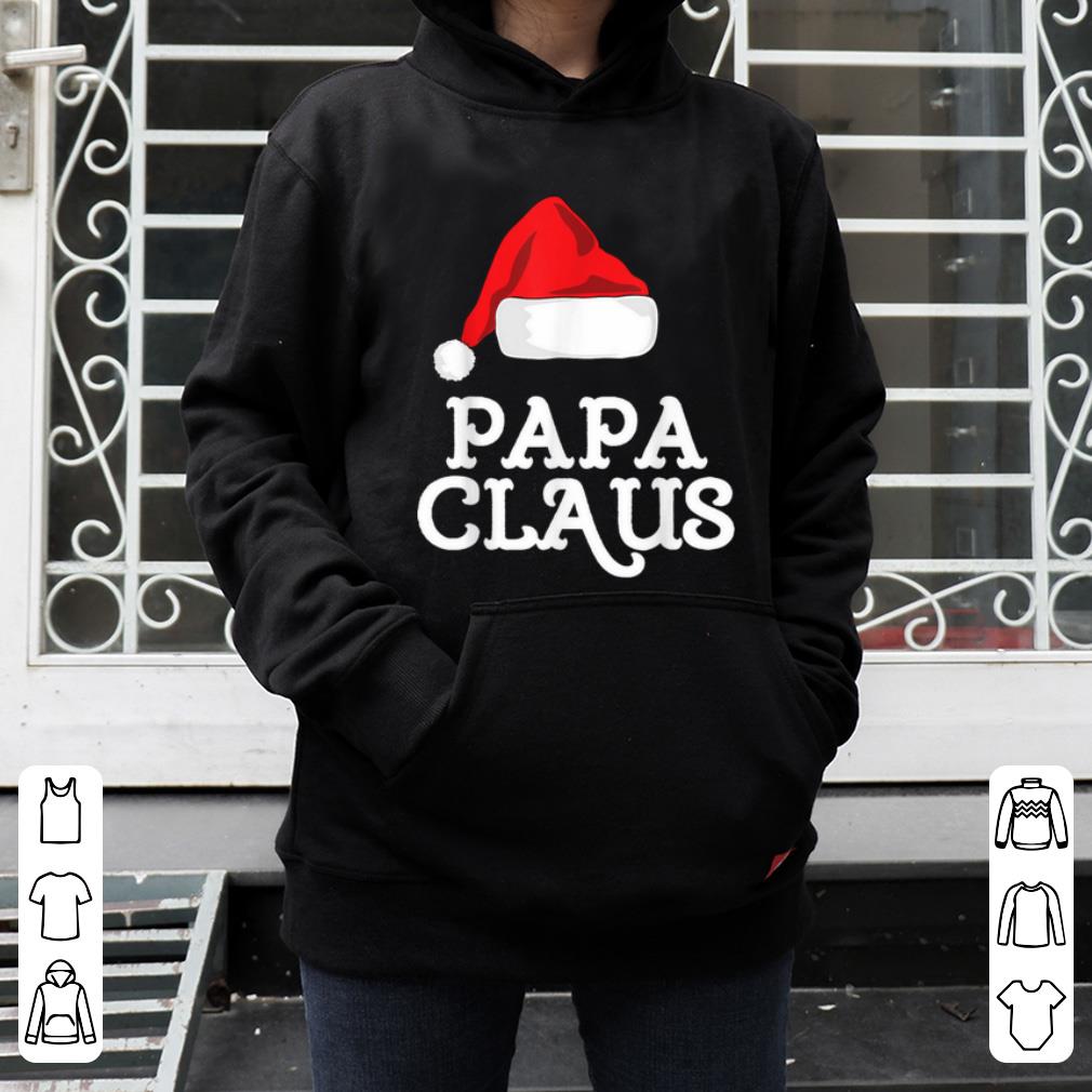 Top Papa Claus Christmas Family Matching Pajama Hat shirt