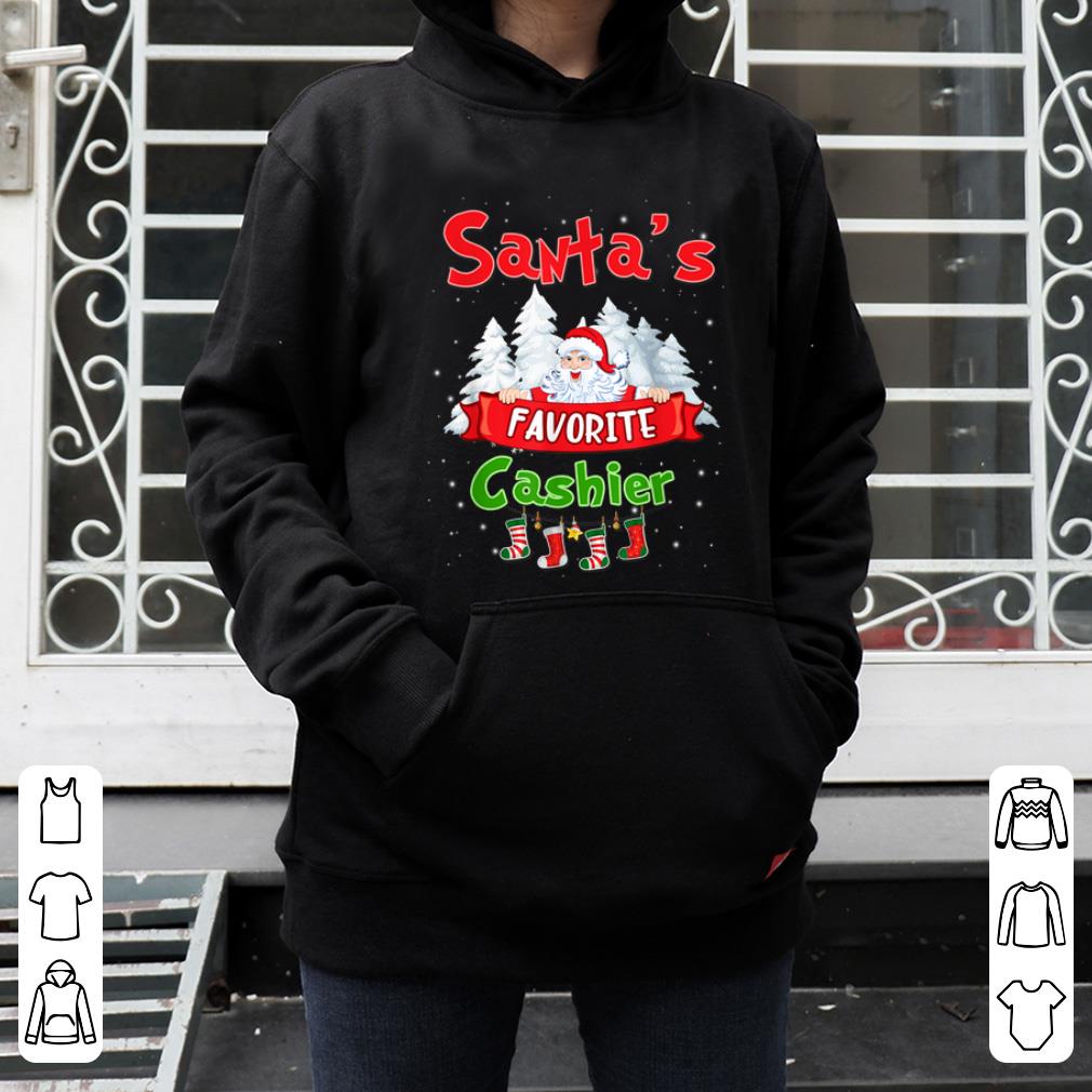 Top Santa's Favorite Cashier Funny Christmas 2019 Gift shirt