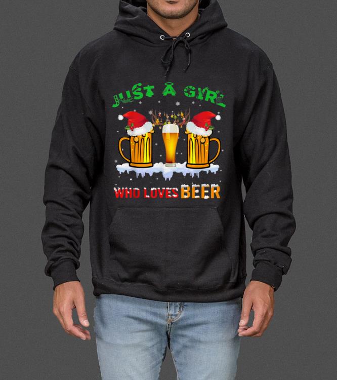 Awesome Just A Girl Who Loves Beer Christmas Cute Gift sweater