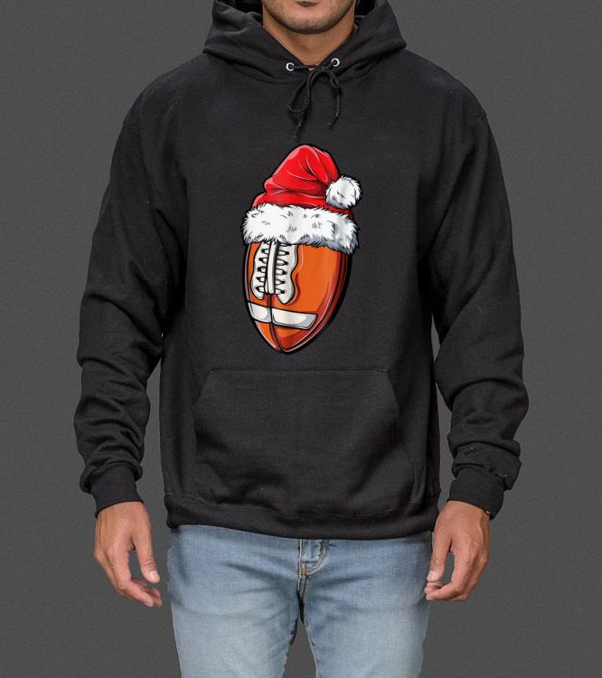 Football Ball Santa Christmas Boys Xmas Hat Sport sweater