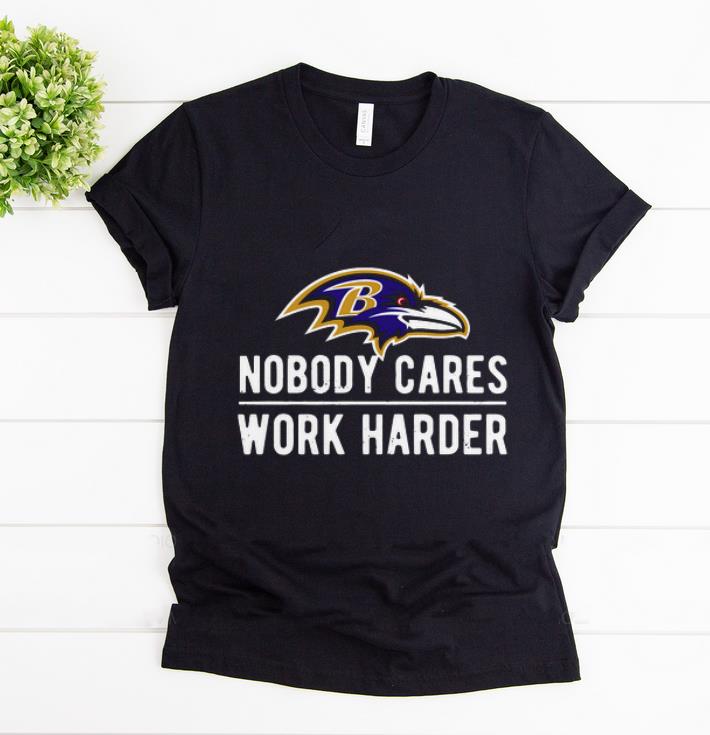 nobody cares work harder long sleeve shirt
