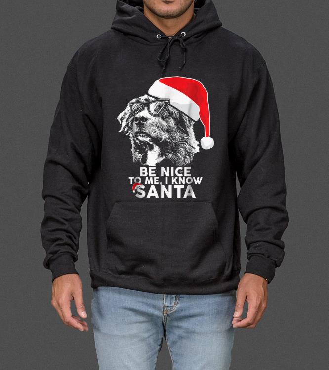 Great Be Nice Australian Shepherd Christmas Funny Xmas Gift sweater