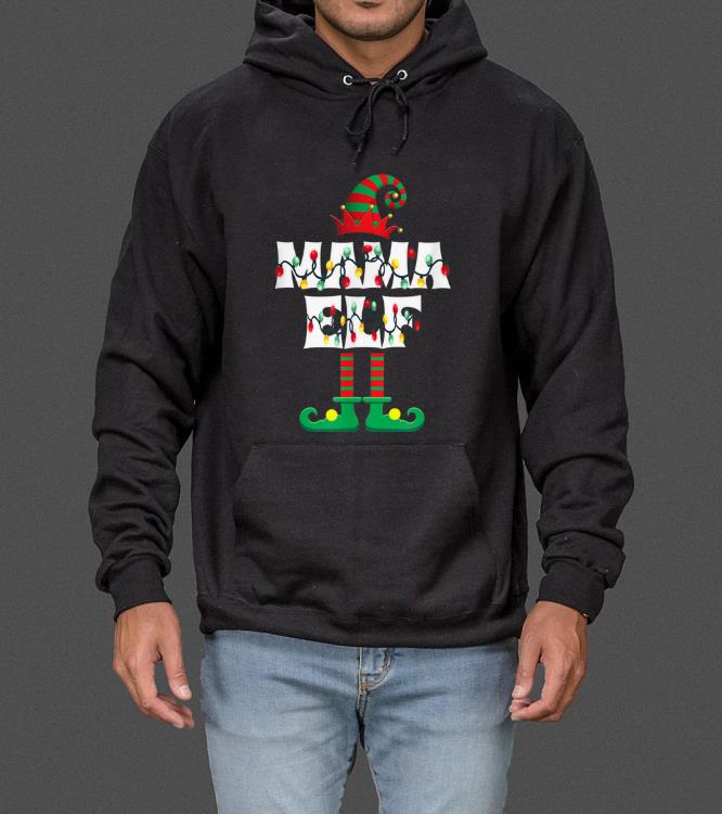 Great Mama ELF Heart Christmas Matching Family Gift Ugly sweater