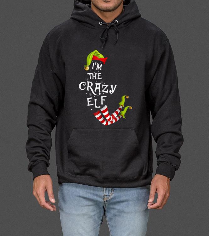 Hot I'm The Crazy Elf Ugly Christmas Sweater Pajama sweater