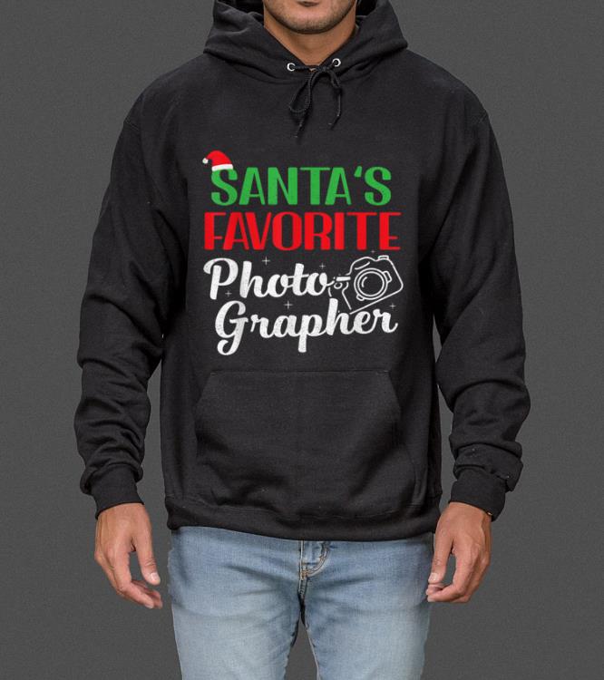 Hot Santas Favorite Photographer Funny Ugly Christmas sweater
