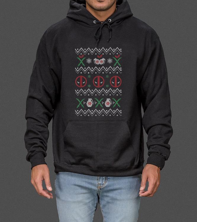 Marvel Deadpool Weapons Ugly Christmas Sweater sweater