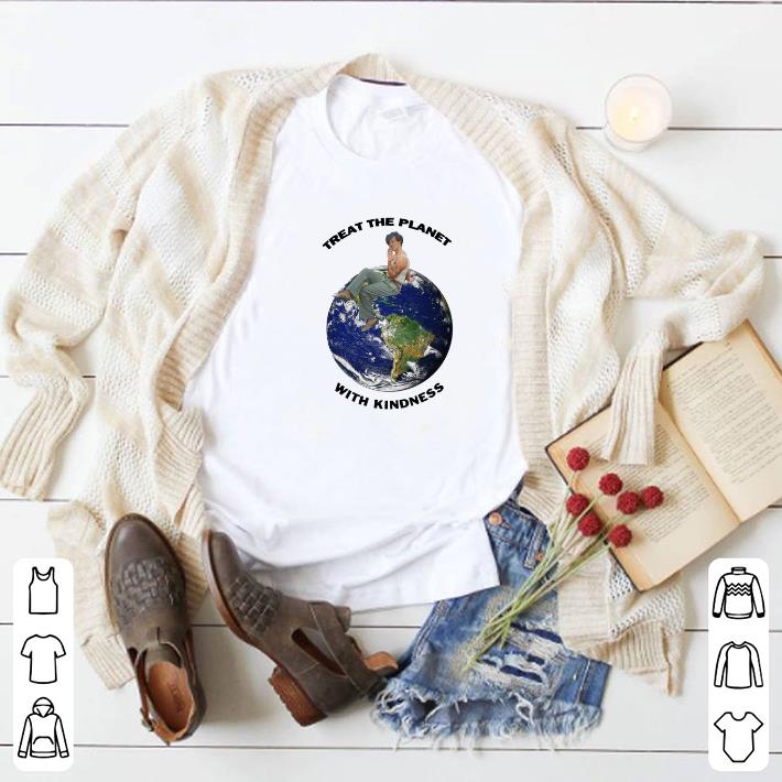 Nice Harry Styles Treat The Planet With Kindness Earth shirt