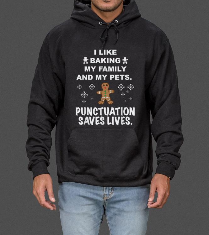 Official Punctuation Save Lives Funny English Teacher Christmas sweater