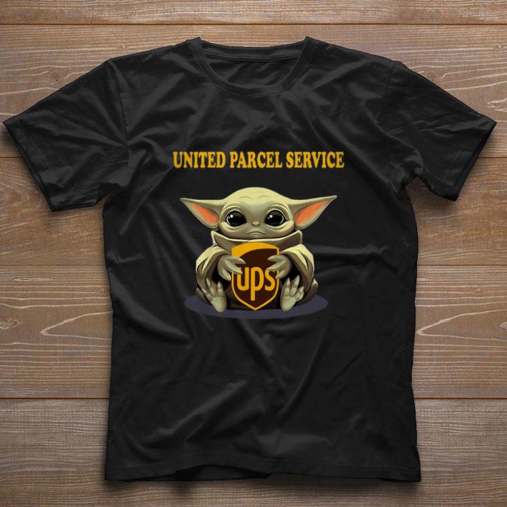 Original Baby Yoda Hug United Parcel Service Star Wars Mandalorian shirt