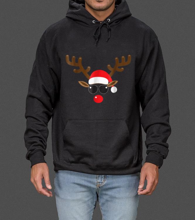 Original Cool Christmas - Cute Male Boy Reindeer Face Tees sweater