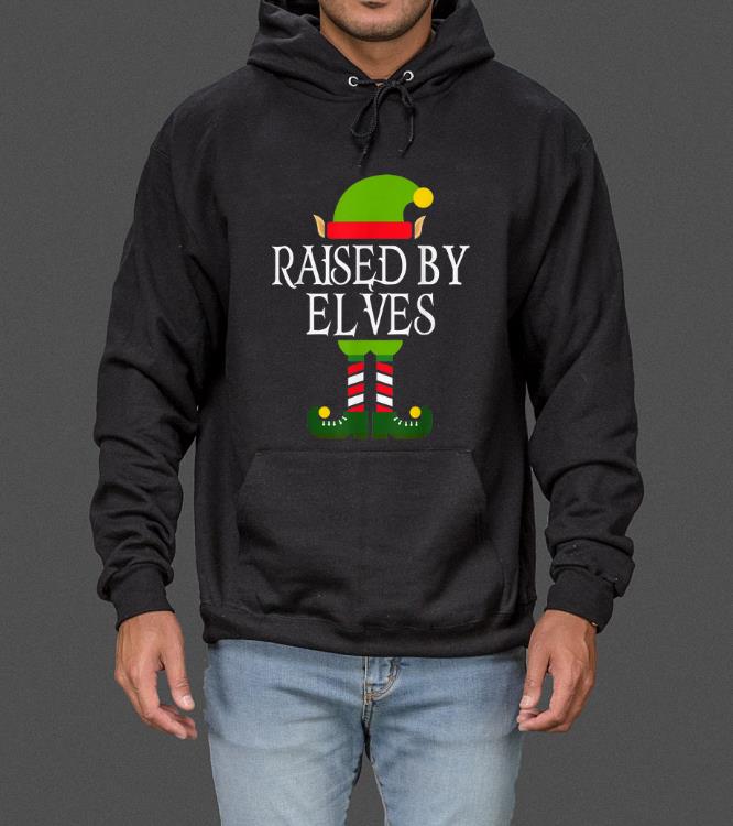 Original Raised By Elves Elf Family Matching Christmas Pajama sweater