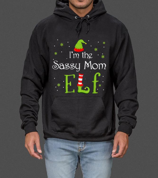 Premium I'm The Sassy Mom Elf Funny Group Matching Family Xmas Gift sweater