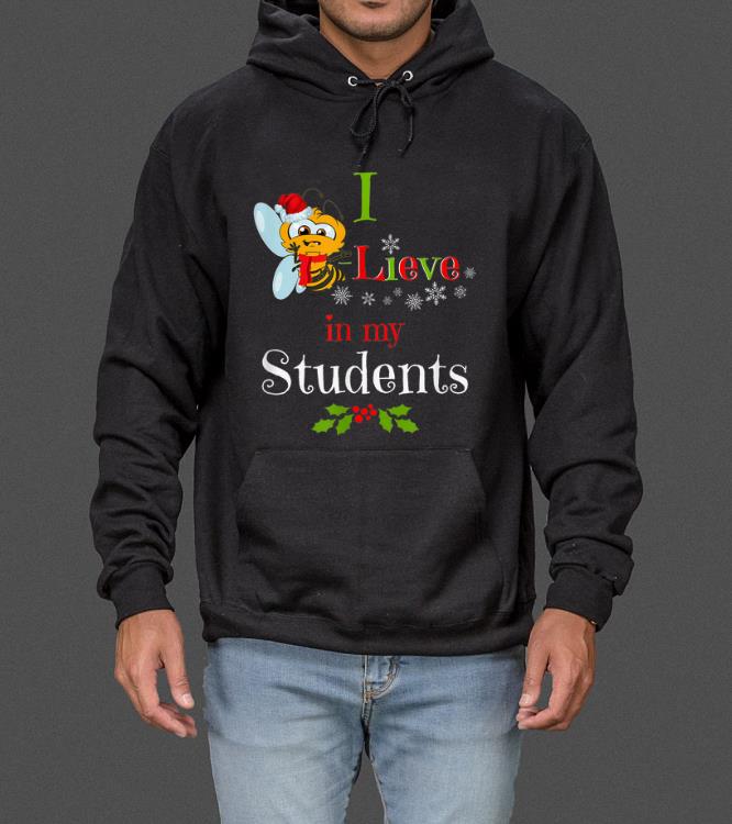 Pretty Christmas Elementary Teacher Believe In My Students Holiday sweater