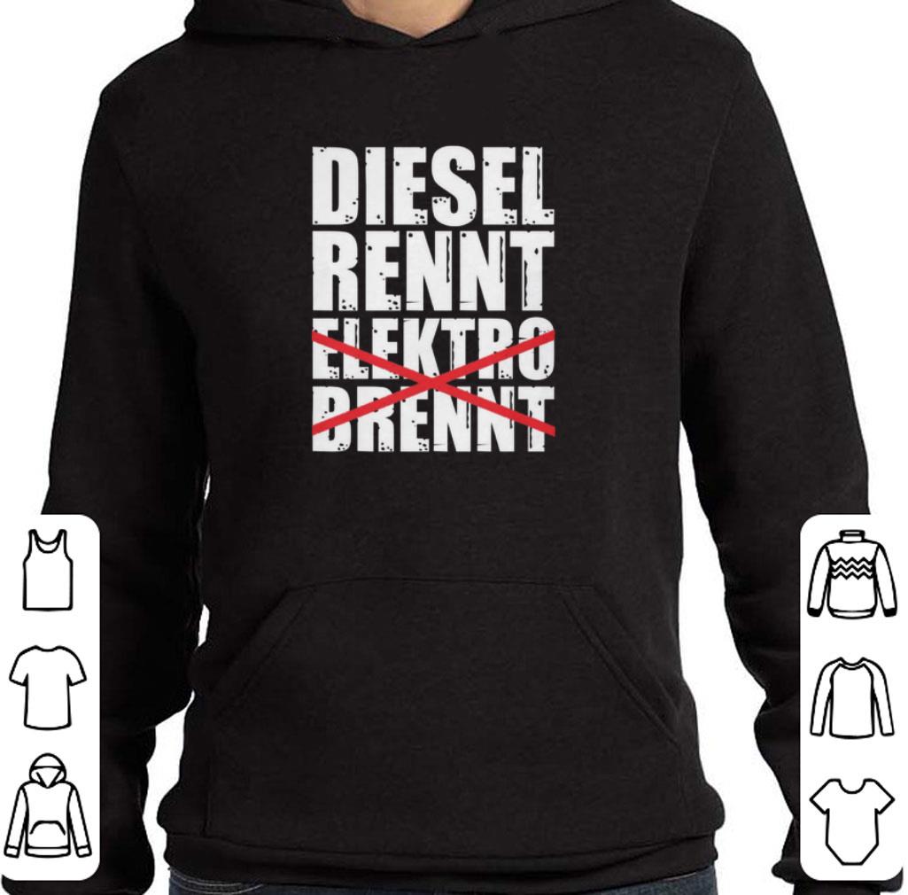 Pretty Diesel Rennt Elektro Brennt Herren shirt
