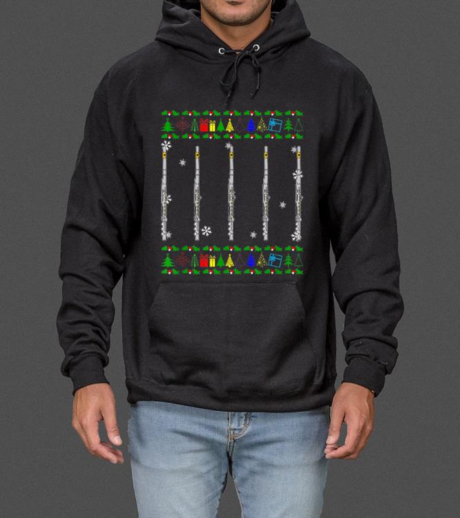Pretty Musical Instrument Flutist Ugly Christmas Flute sweater