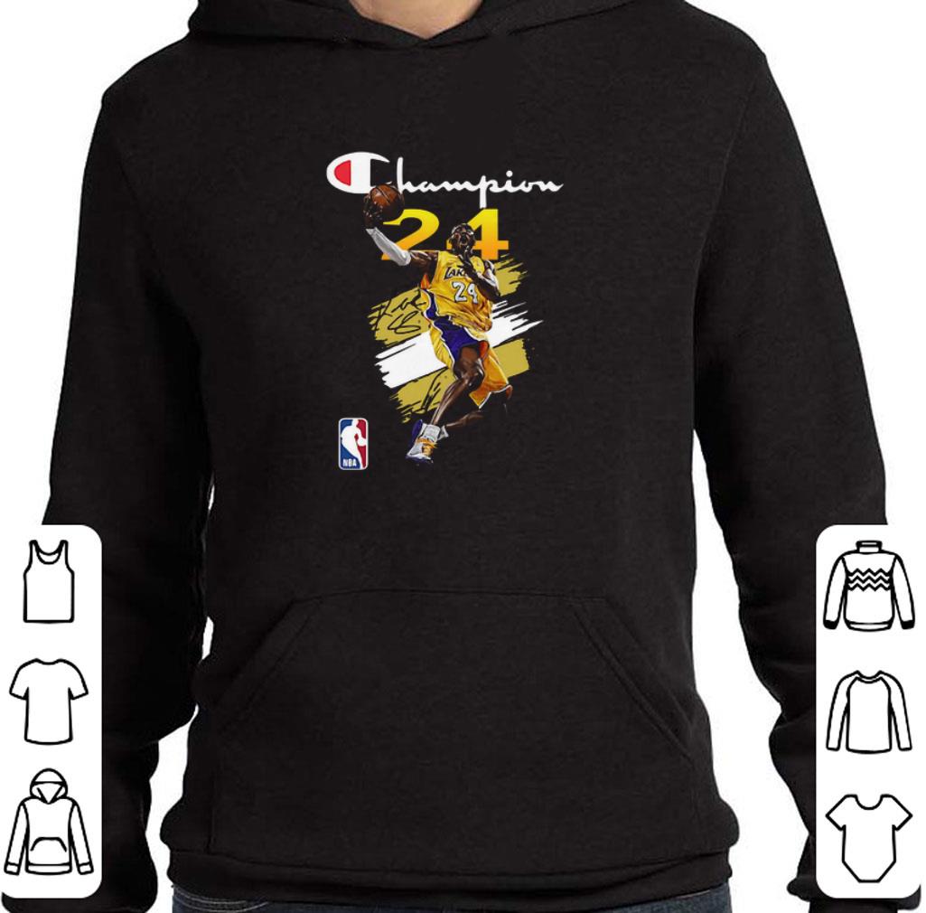 Pretty NBA Los Angeles Lakers Kobe Bryant Champion signature shirt