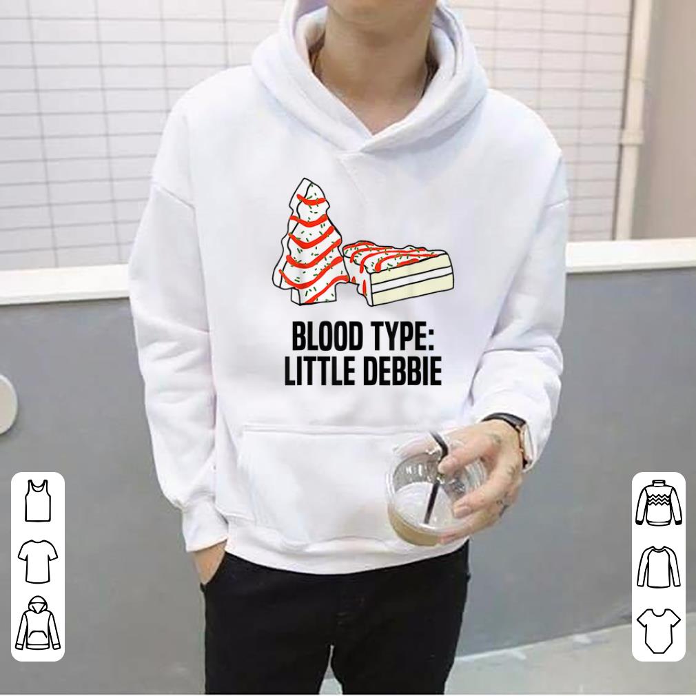 Top Blood Type The Season Little Debbie Christmas Tree Snackcake sweater