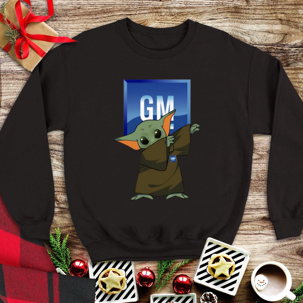 Baby Yoda Dabbing General Motors shirt