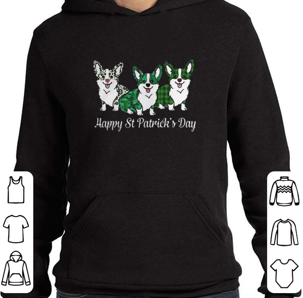 Funny Corgi Happy St Patrick's Day shirt