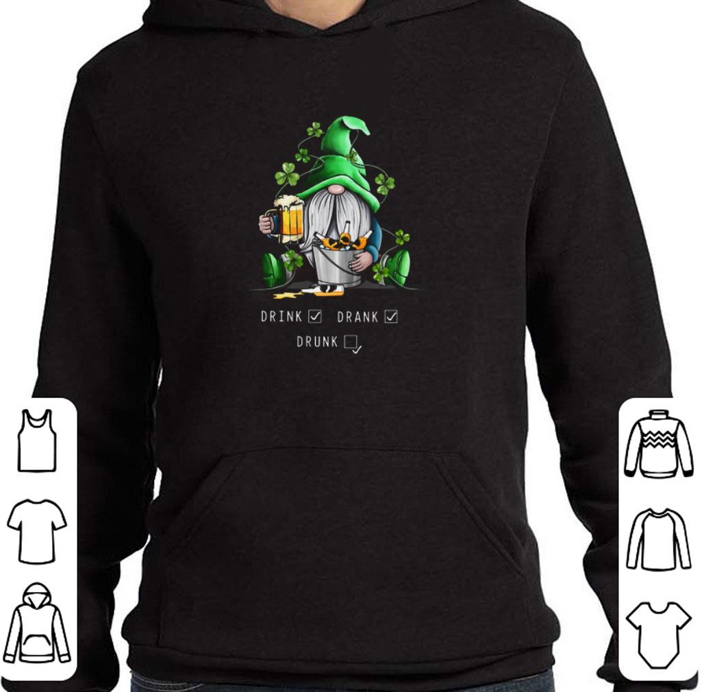 Gnome drink beer drank drunk St Patrick's day shirt