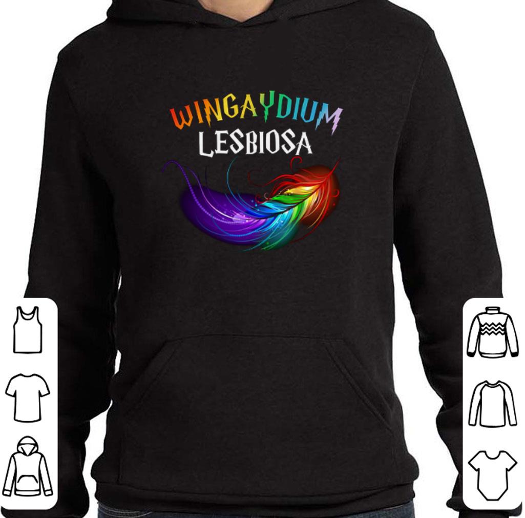 Hot Wingaydium Lesbiosa LGBT shirt