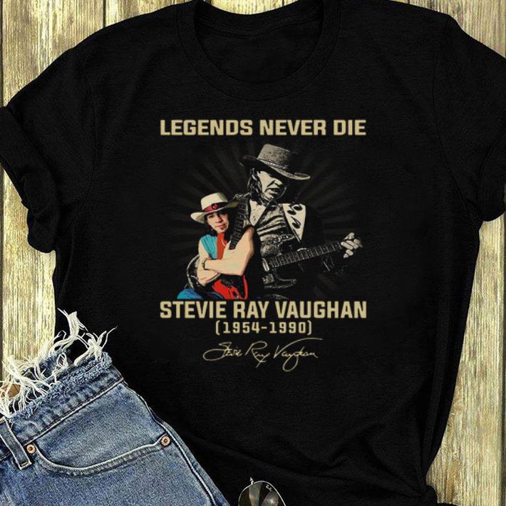 Official Legends Never Die Stevie Ray Vaughan 1954 1990 Signature shirt