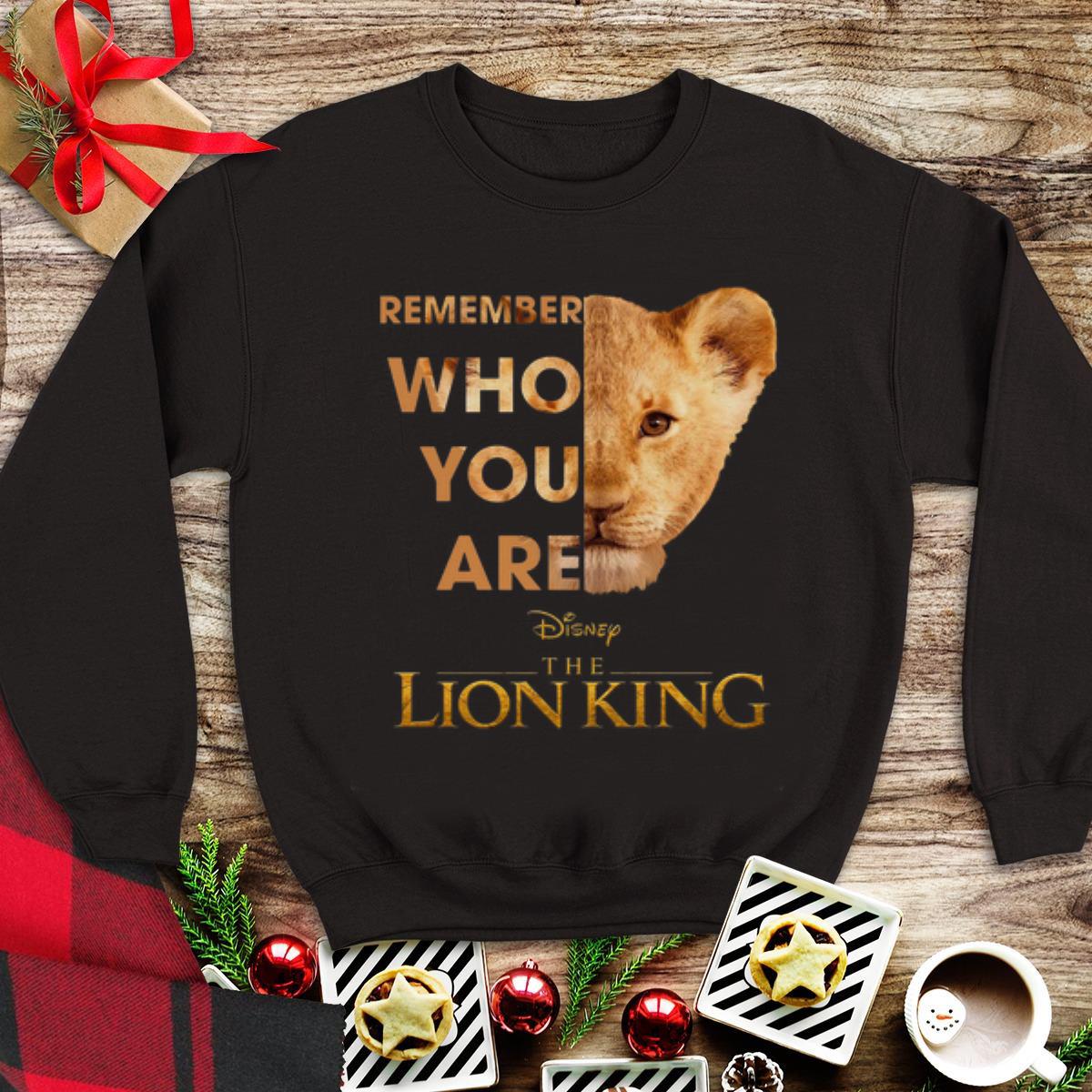 Official Remember Who Are The Lion King shirt