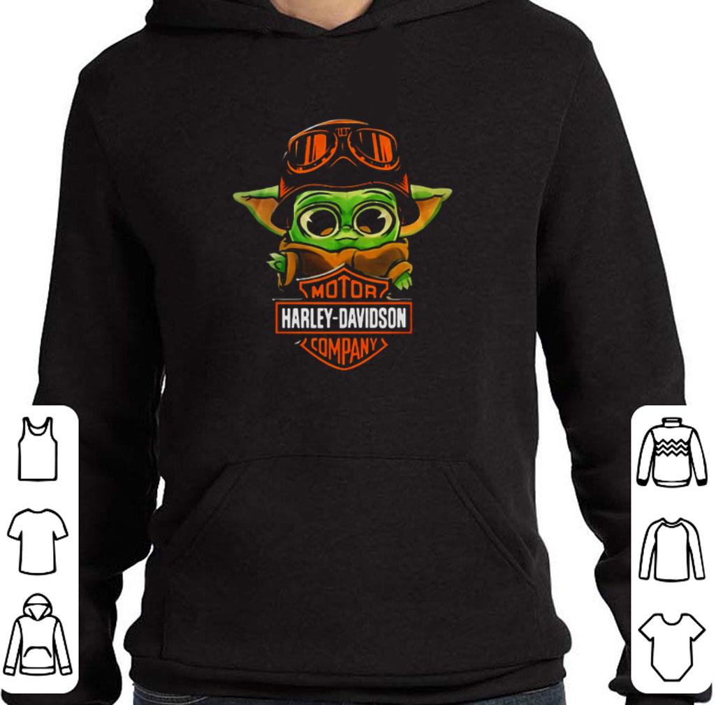 Original Baby Yoda Biker Motor Harley Davidson Company shirt