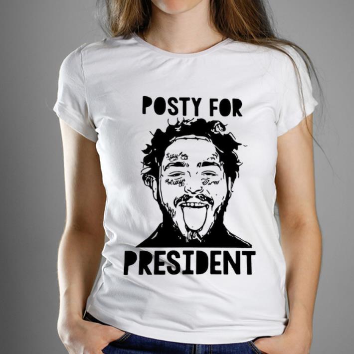 Premium Post Malone posty for president shirt