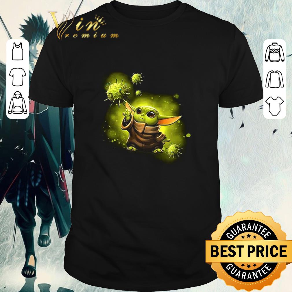 Awesome Baby Yoda against Coronavirus Covid19 Star Wars shirt