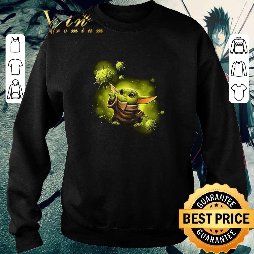 Awesome Baby Yoda against Coronavirus Covid19 Star Wars shirt