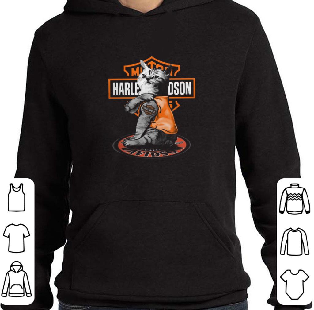 Cat tattoo Motor Harley Davidson Cycles shirt