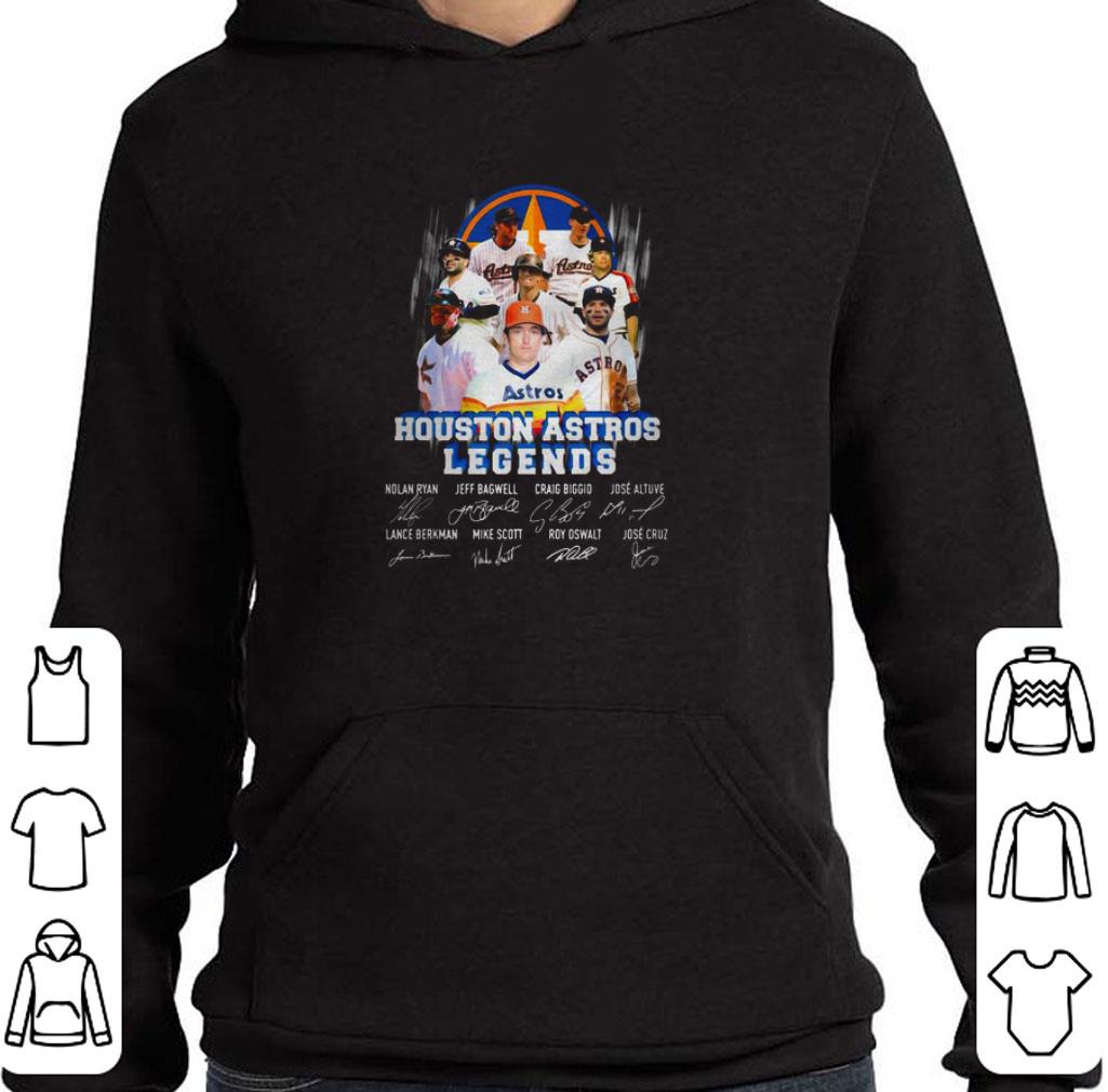 Houston Astros Legends signatures Nolan Ryan Jeff Bagwell shirt
