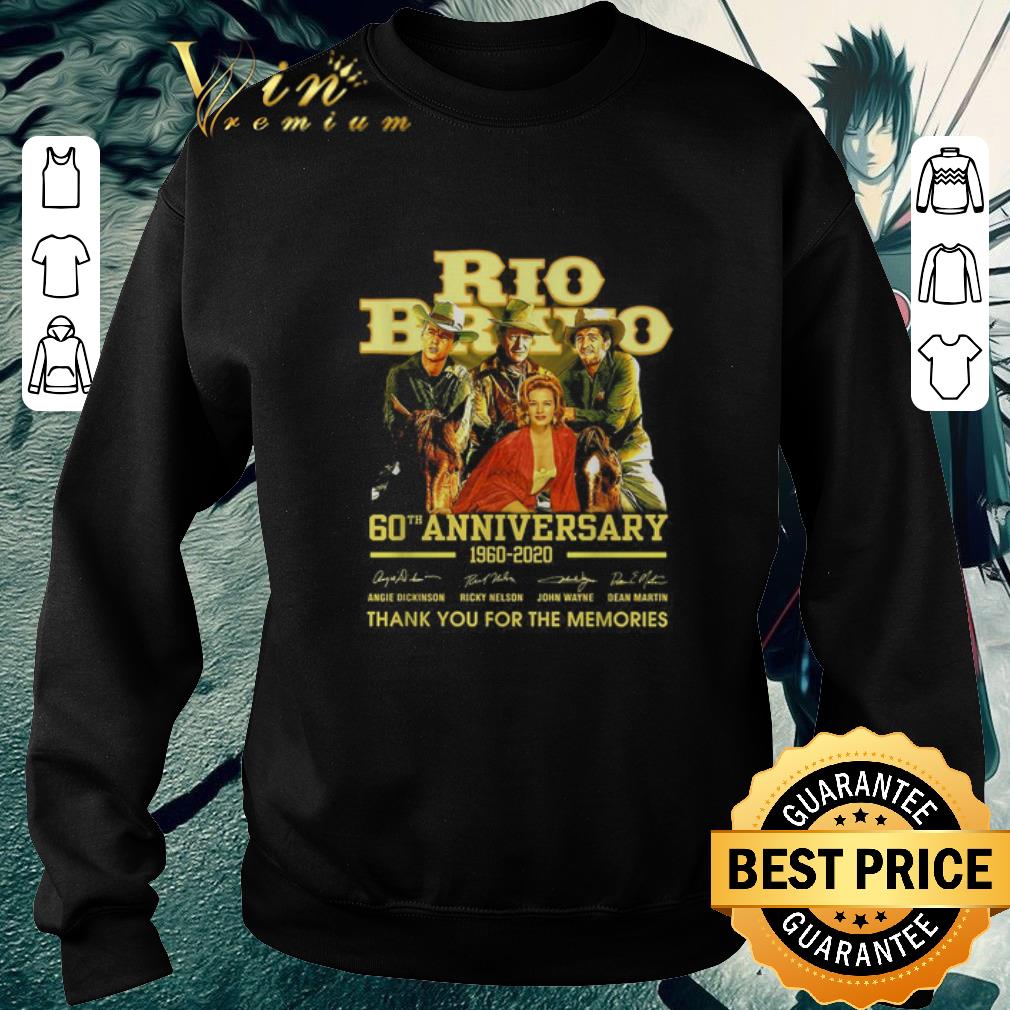 Nice Rio Bravo 60th anniversary 1960-2020 signatures shirt