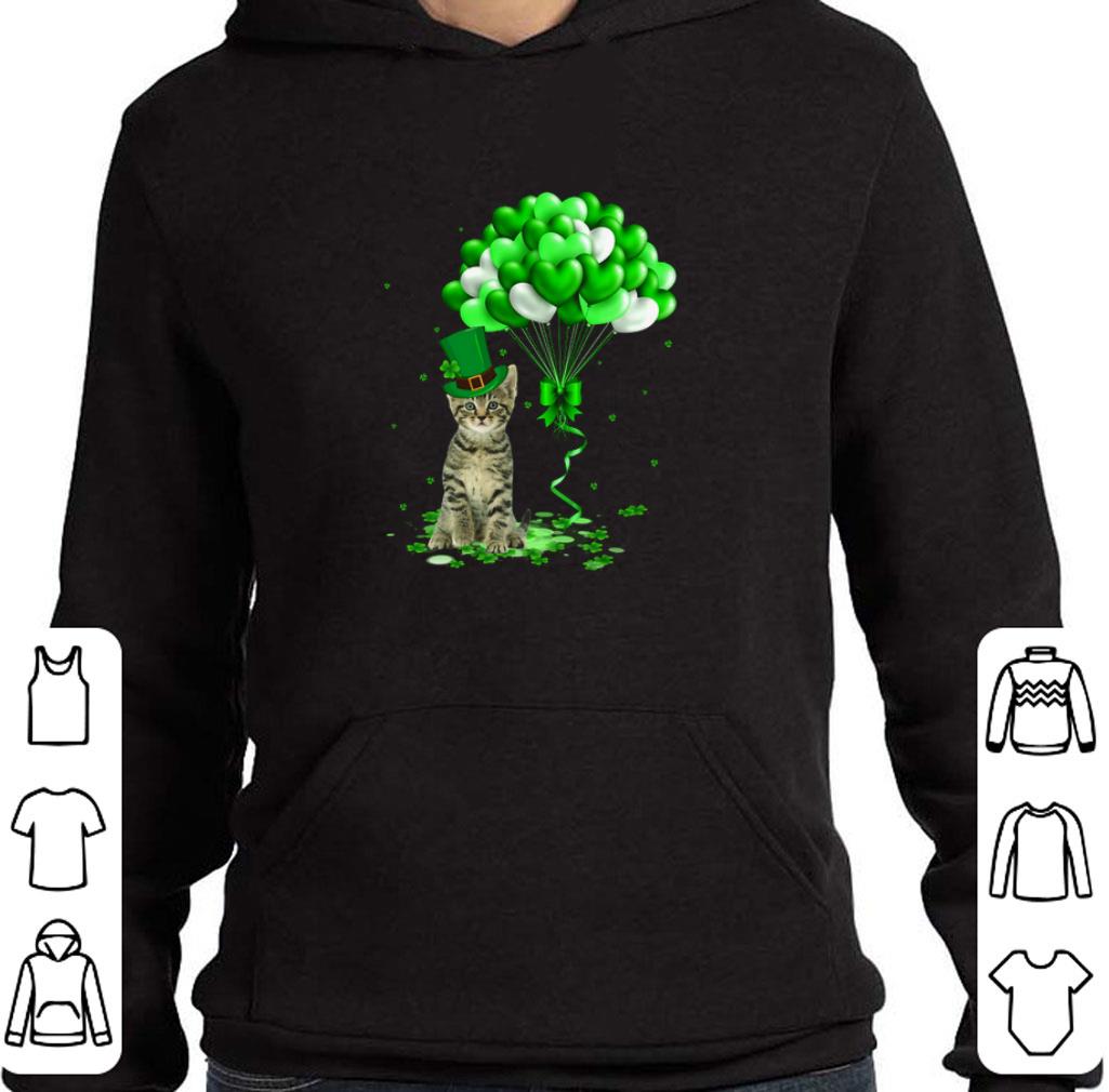 Original Cat balloons heart St. Patrick's Day 2020 shirt