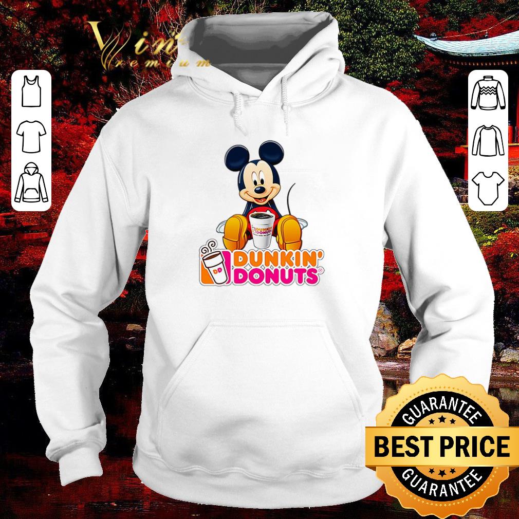 Original Disney Mickey Mouse mashup Dunkin’ Donuts shirt