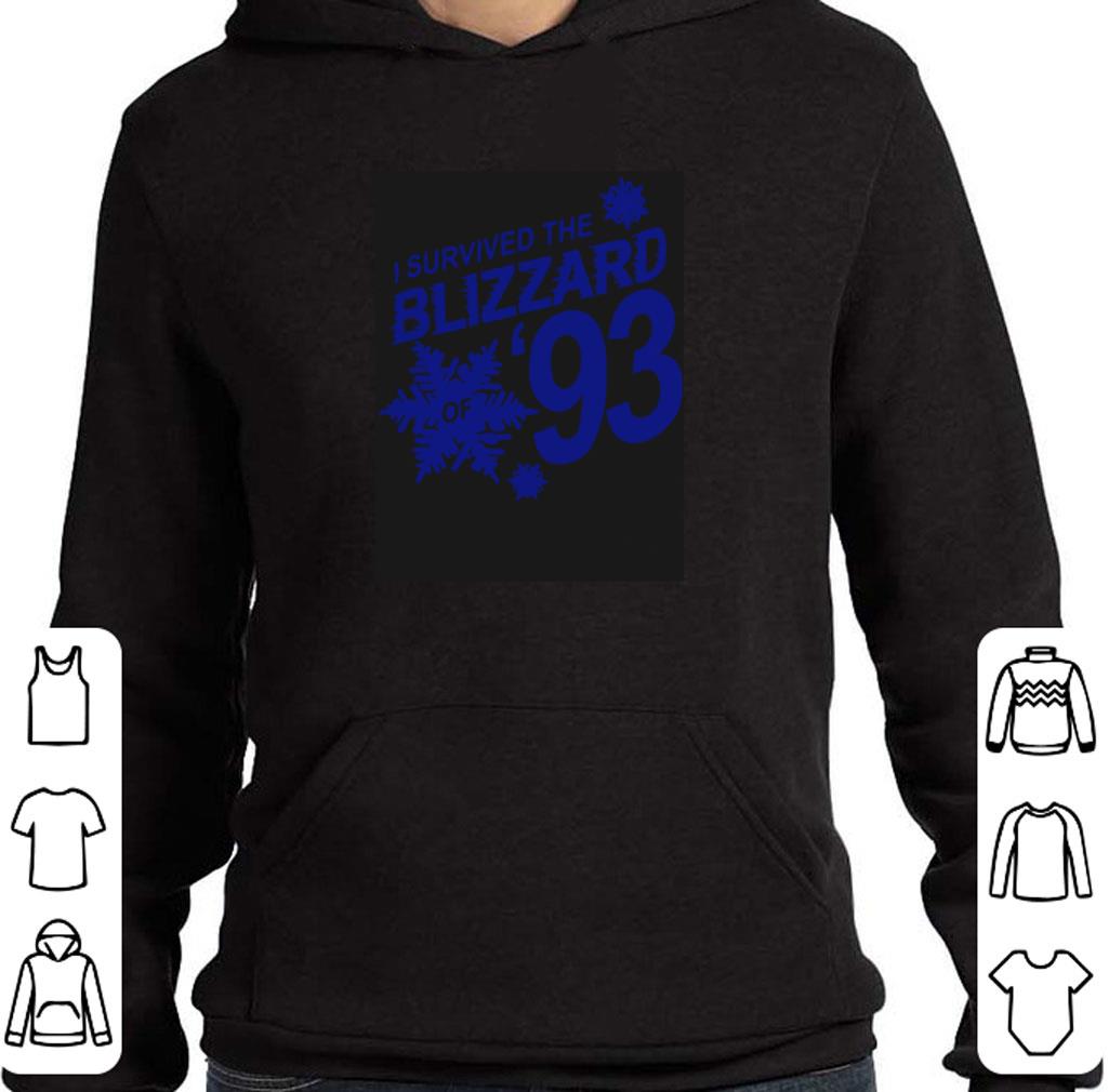 Top I survived the blizzard of 93 shirt