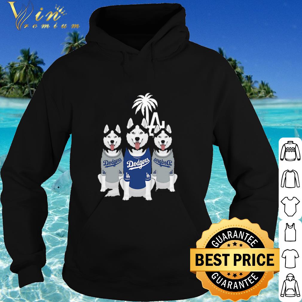 Top Husky mashup Los Angeles Dodgers shirt