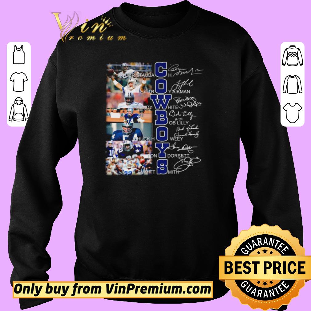 Original Dallas Cowboys players signatures shirt