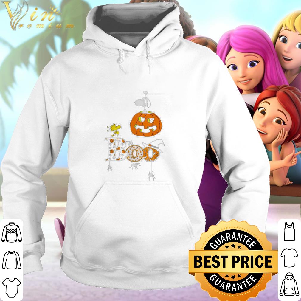 Top Snoopy And Woodstock Boo Pumpkin Halloween shirt