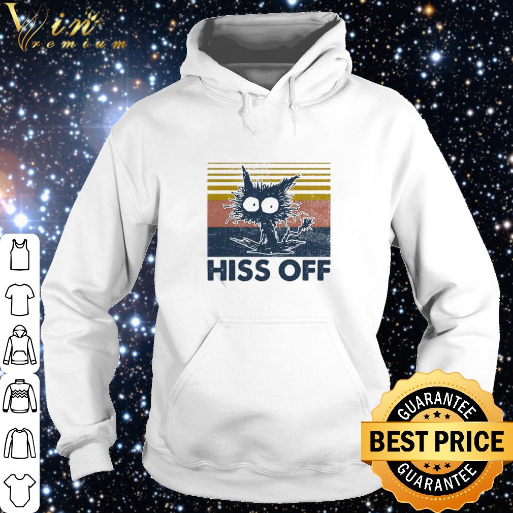 Cool Black Cat hiss off vintage shirt
