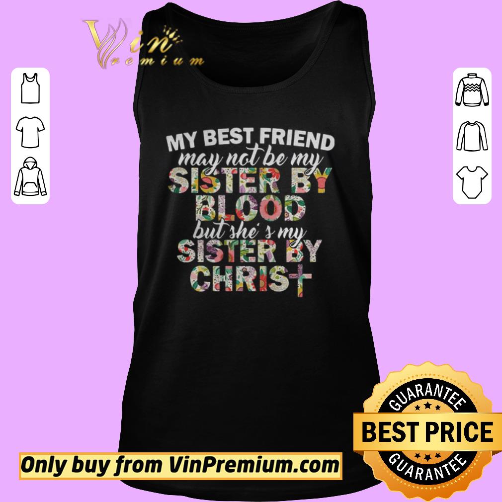 Personalized Best Friend Acrylic Plaque - Gift Idea For Besties/Friends- My Best Friend May Not Be My Sister By Blood But She's My Sister By Heart