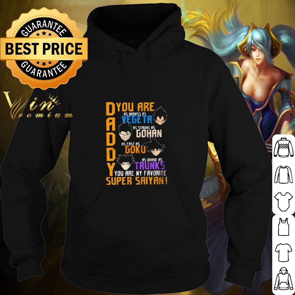 Best Daddy You Are My Favorite Super Saiyan Manga Dad Father’s Day shirt