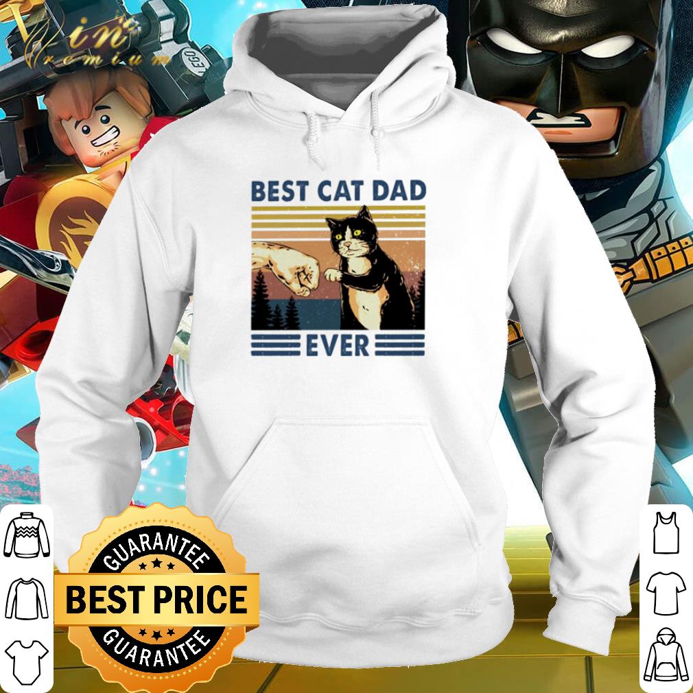 Best Best cat dad ever sunset shirt