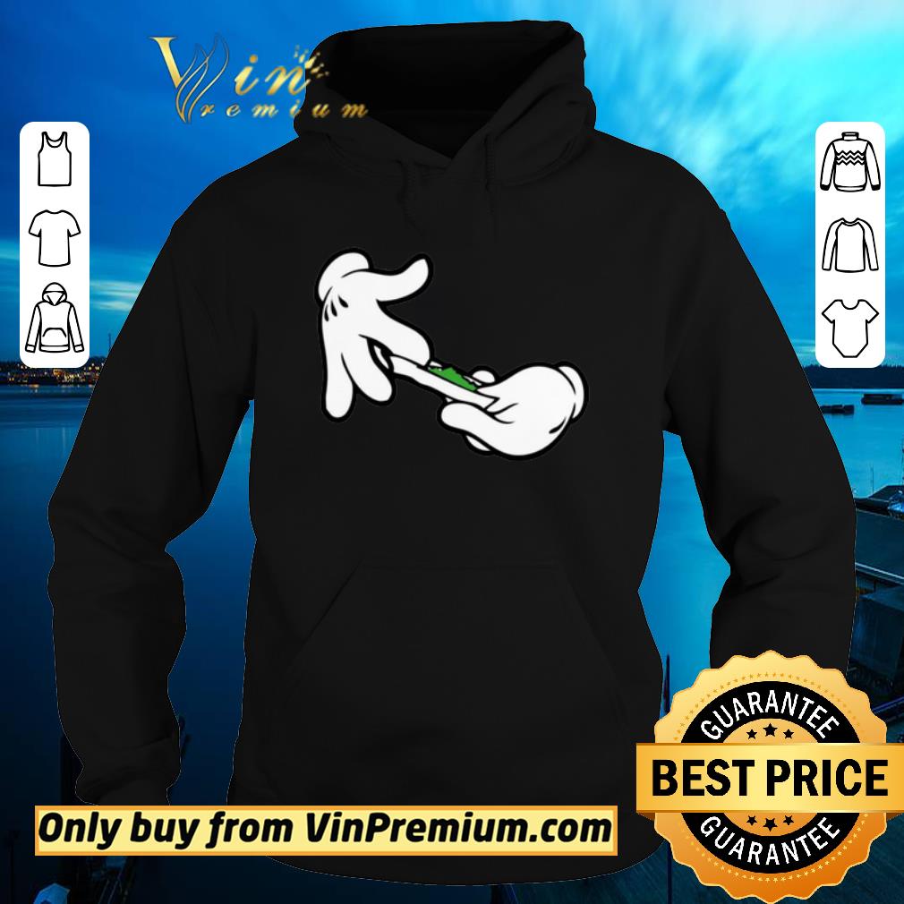 Original Mickey Mouse Hands Rolling A Joint shirt