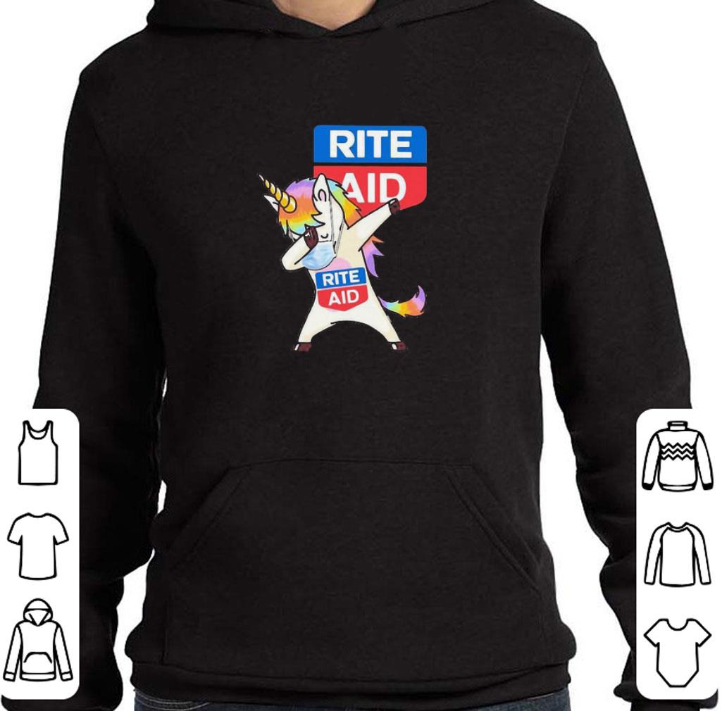 Original Dabbing Unicorn Mask Rite Aid Coronavirus shirt