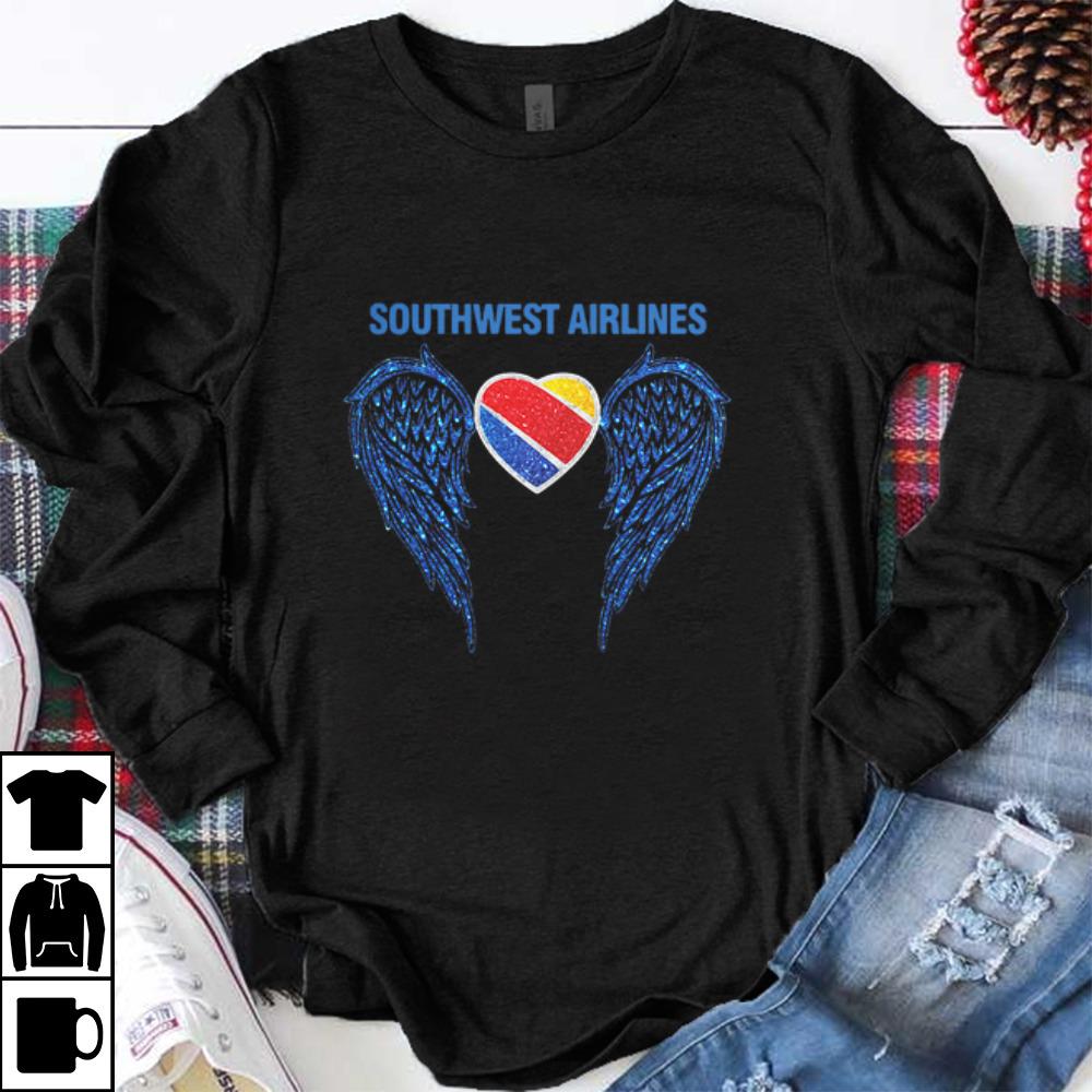 Hot Southwest Airlines Glitter Wings shirt