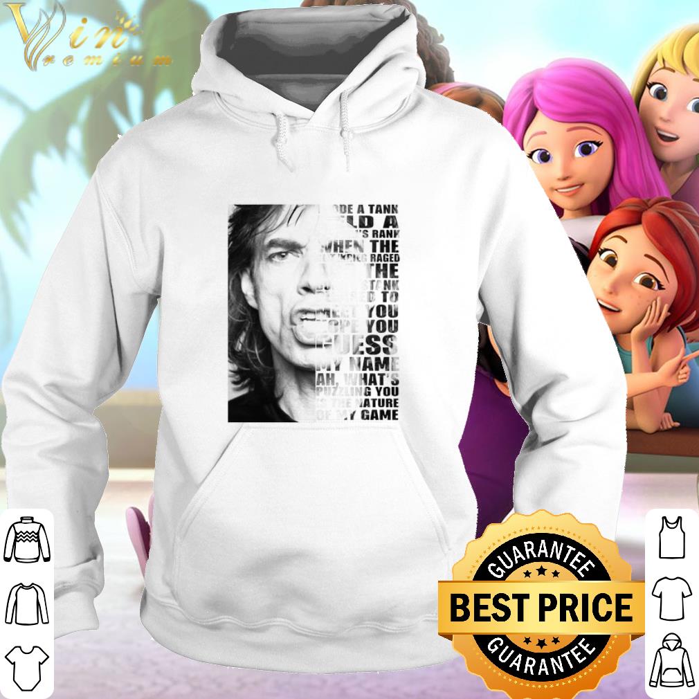 Official The Rolling Stones Sympathy For The Devil Lyrics shirt