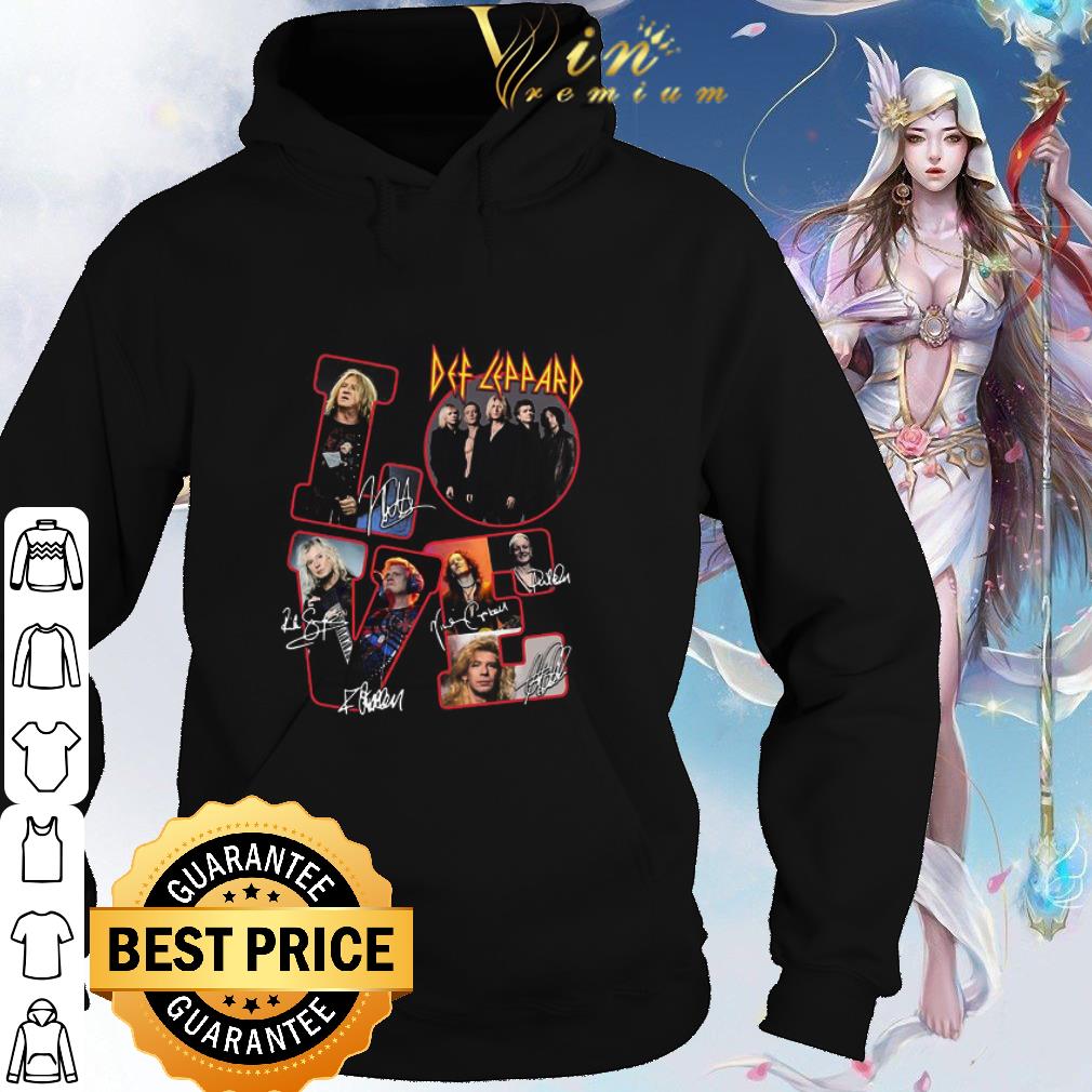 Best Love Def Leppard Band All Signature shirt